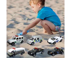 Car Model Realistic Simple Operation Alloy Police Car Model Kids Toy for Interactive Play Style Random