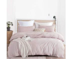 Pink Superking Quilt Cover Set 100% Microfiber Bedding Set