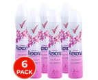 6 x Rexona Deodorant Women Bouquet Body Spray Dry Motionsense 48hr Active 250mL