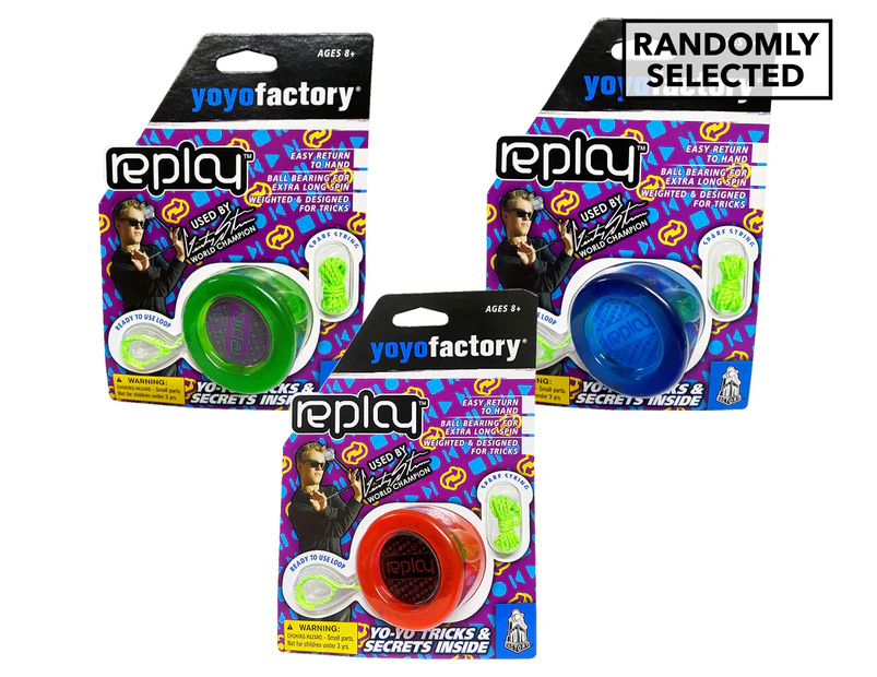 YoYo Factory Replay Yo-Yo Toy - Assorted (Randomly Selected)