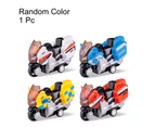 Mini Alloy Police Motorcycle Motorbike Pull Back Model Kids Toy Table Decor