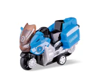 Mini Alloy Police Motorcycle Motorbike Pull Back Model Kids Toy Table Decor