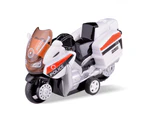 Mini Alloy Police Motorcycle Motorbike Pull Back Model Kids Toy Table Decor