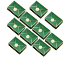 ricm 10Pcs Lightweight Candy Box Fine Workmanship Paper Decorative Portable Gifts Candy Case for Wedding-Green