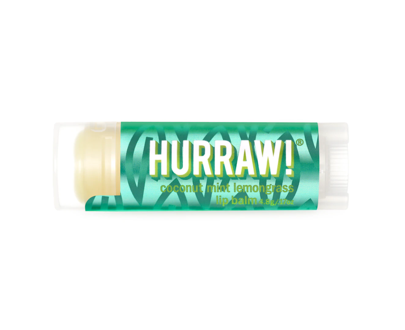 Hurraw! Organic Lip Balm Coconut Mint Lemongrass 4.8g