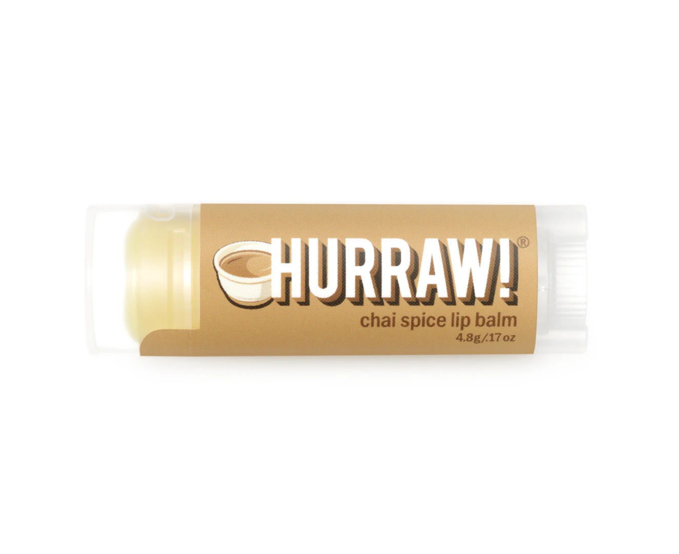 Hurraw! Organic Lip Balm Chai Spice 4.8g