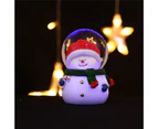 Sunshine Christmas Snow Globe Exquisite Cute Glass Resin Santa Claus Snowman Snow Globe for Home -