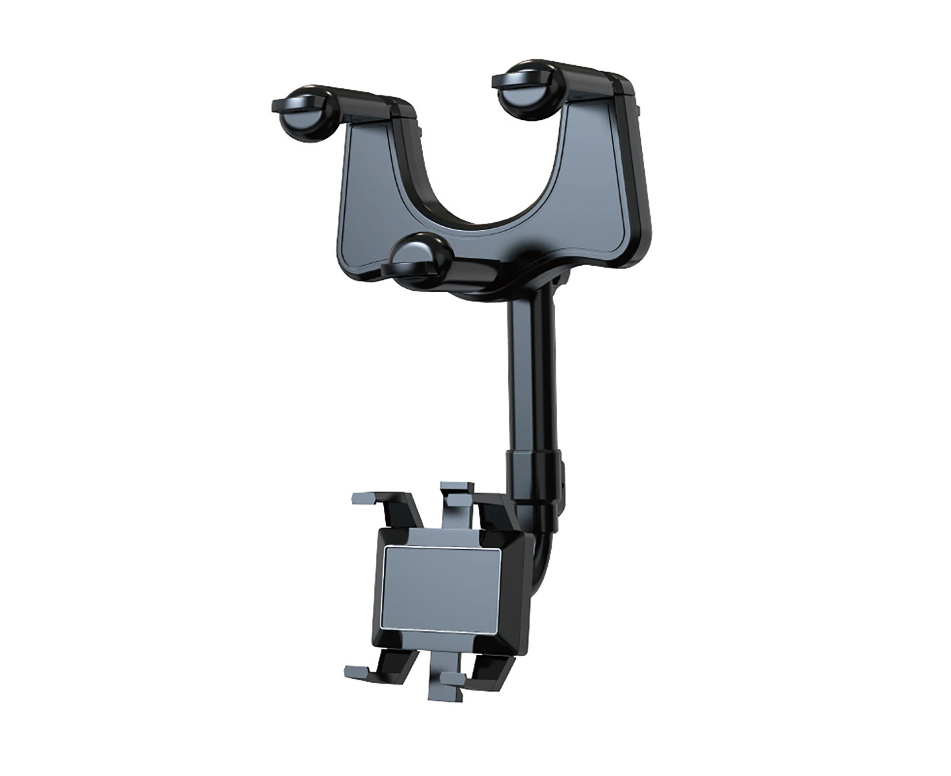 Car Phone Holder Retractable 360 Degree Rotation Car Rearview Mirror Bracket GPS Mobile Phone Support for Watching TV