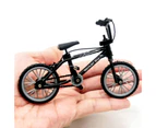 Alloy Miniature Finger Bicycle Bike Model Toy Board Game Home Desktop Ornament - Orange