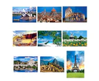 1000Pcs Adult Kid Puzzle Jigsaw Tulip Beach Building Decompression Game Toy Gift - 2
