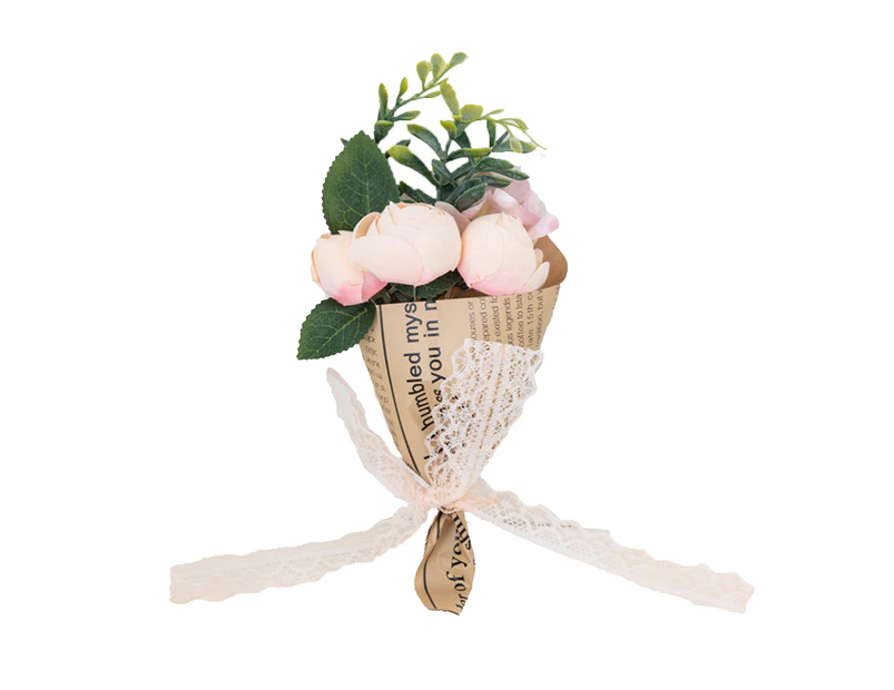 ricm Artificial Rose Flower No Withering DIY Lightweight Floral Arrangement Simulation Flower for Valentine's Day Birthday Present Photo Props -1#
