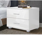 ALFORDSON Bedside Table White