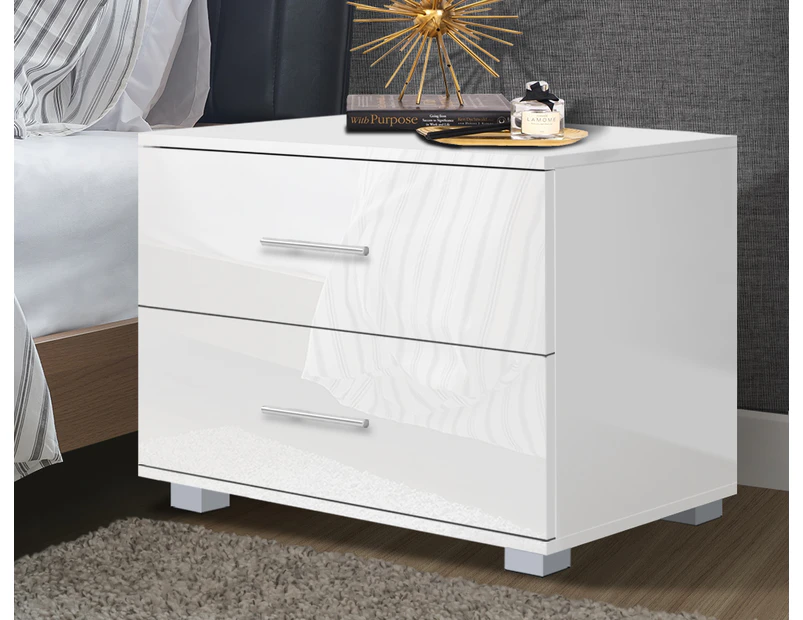 ALFORDSON Bedside Table White