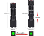 Multi-color tactical flashlight flashlight (battery not included)