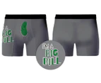 IG Design Group Men's Big Deal Boxer Briefs - Grey