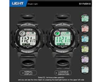 Sports Children Watches Kids Boys Girls Watch LED Wristwatch For Boy Girl Gift Multi-function Colorful Dial Alarm Clock Digital