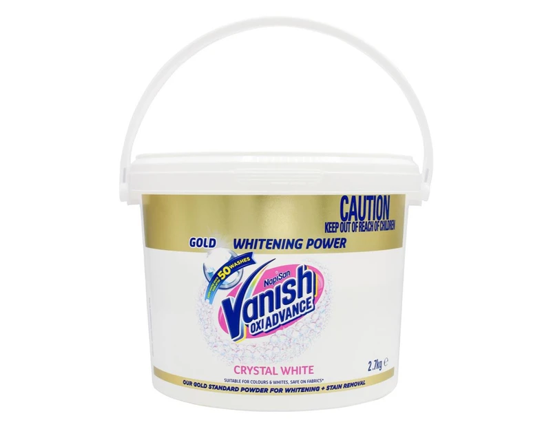 Vanish Napisan Gold Multi Power Crystal White Stain Remover & Laundry Booster Powder 2.7kg
