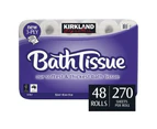 Kirkland 3 Ply Bath Tissue Toilet Paper 48 Rolls Soft White Bulk 270 Sheets Roll