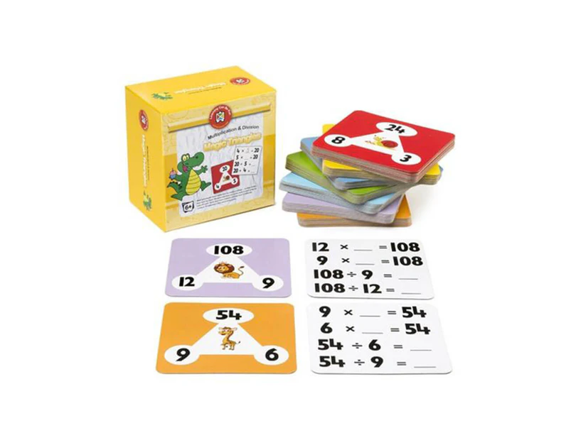 Learning Can Be Fun Multiplication Magic Game (76 Cards)