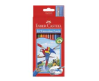Faber-Castell Coloured Pencil Water Colors Red Range (24pk)
