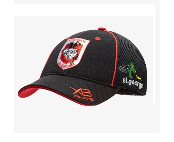 St George Illawarra Dragons NRL Players X Blades Media Cap/Truckers Cap! T0