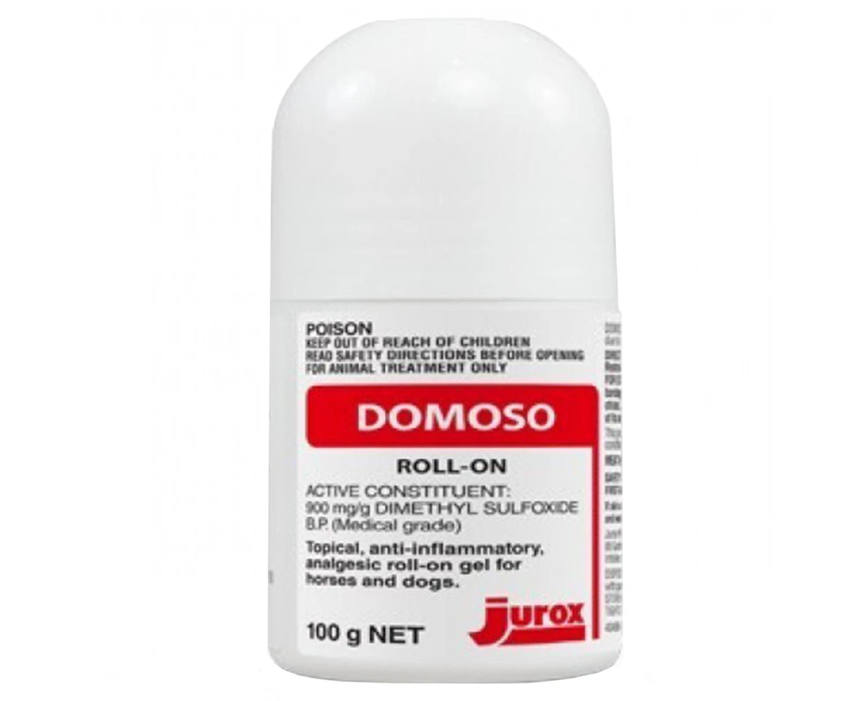 Jurox Domoso Horse & Dog Anti Inflammatory Roll On Gel 100g