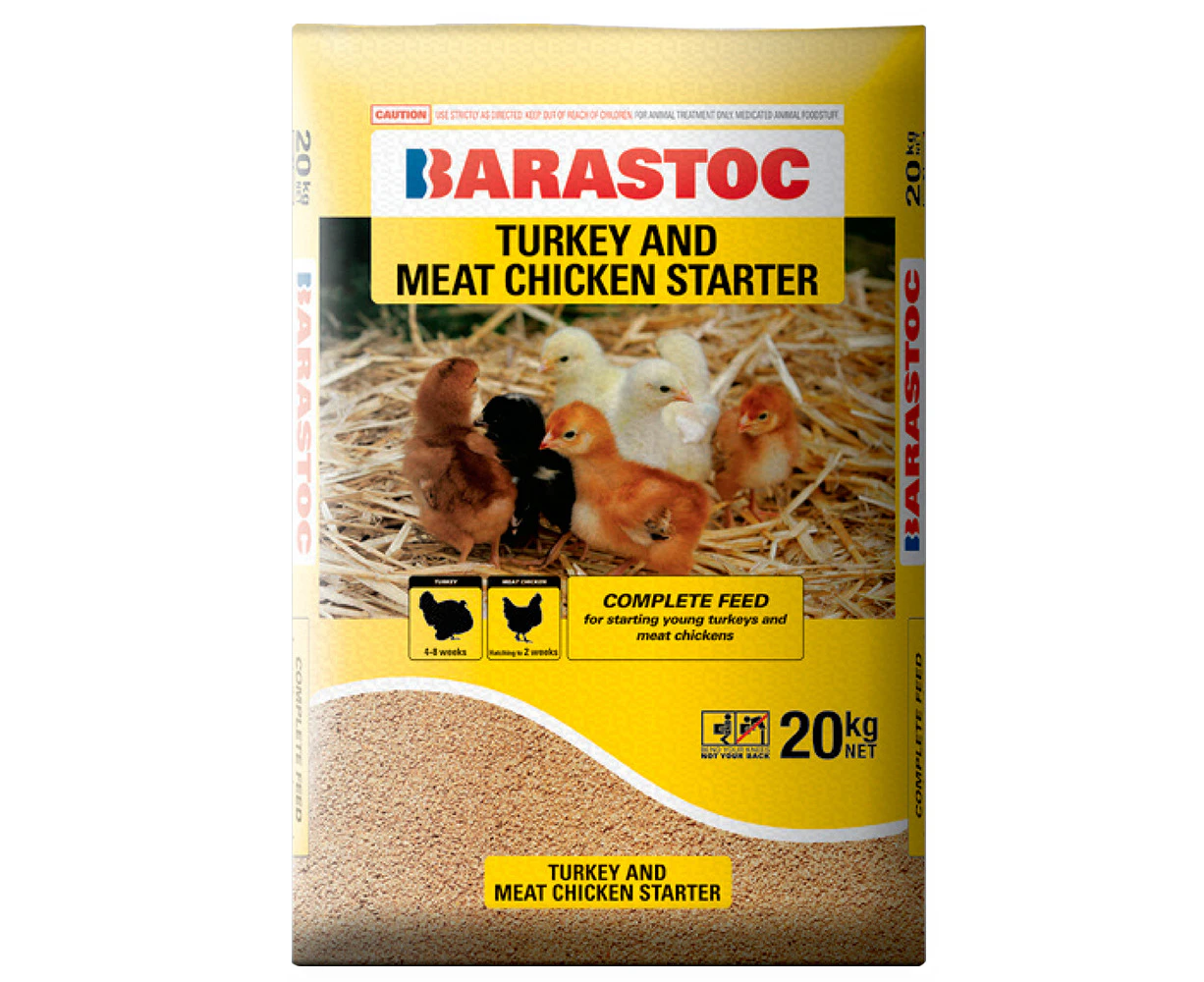 Barastoc Turkey and Meat Chicken Starter Complete Feed 20kg