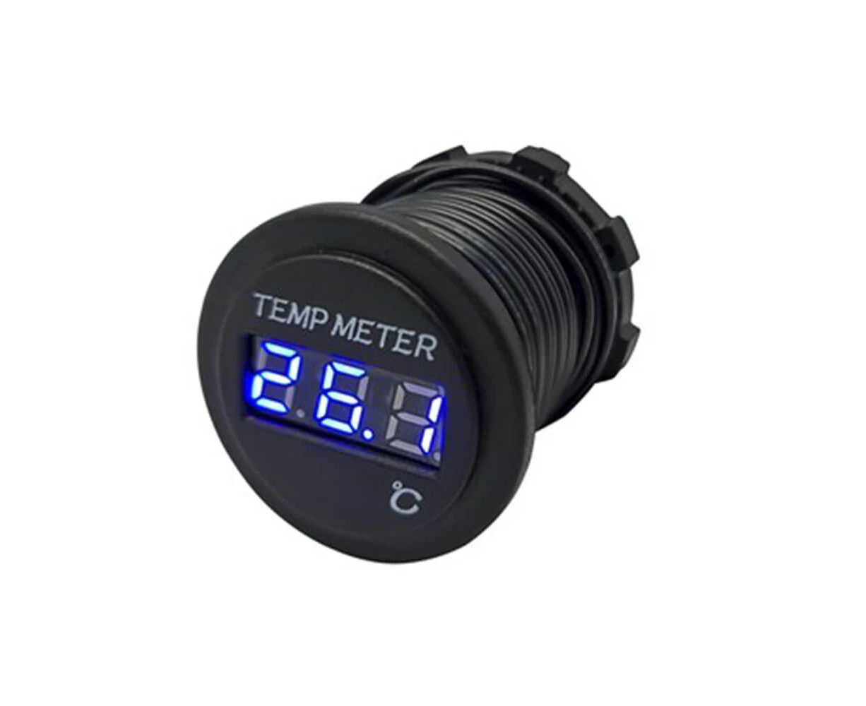 Jaycar Blue LED Display Thermometer with External Sensor (3m)