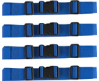74" × 0.98" Utility Straps with Buckle Adjustable, 4-Pack