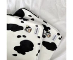 Laptop Case Dust proof Anti fall Soft Lining 11/13/15 Inch INS Cute Cow Pattern Laptop Tablet Handbag for Outdoor