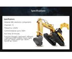 Huina 1550 Rc 1:14 2.4Ghz 15Ch Rc Car Alloy Excavator Rtr Auto Demonstration