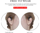 Ear Hook Bluetooth Wireless Headphone,Non Ear Plug Headset with Microphone,Single Ear Noise Cancelling Earphones Painless Wearing with Earbud Case
