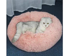 Winter Pet Cats Dog Puppy Warm Round Cushion Mat Bed House Soft Kennel Nests