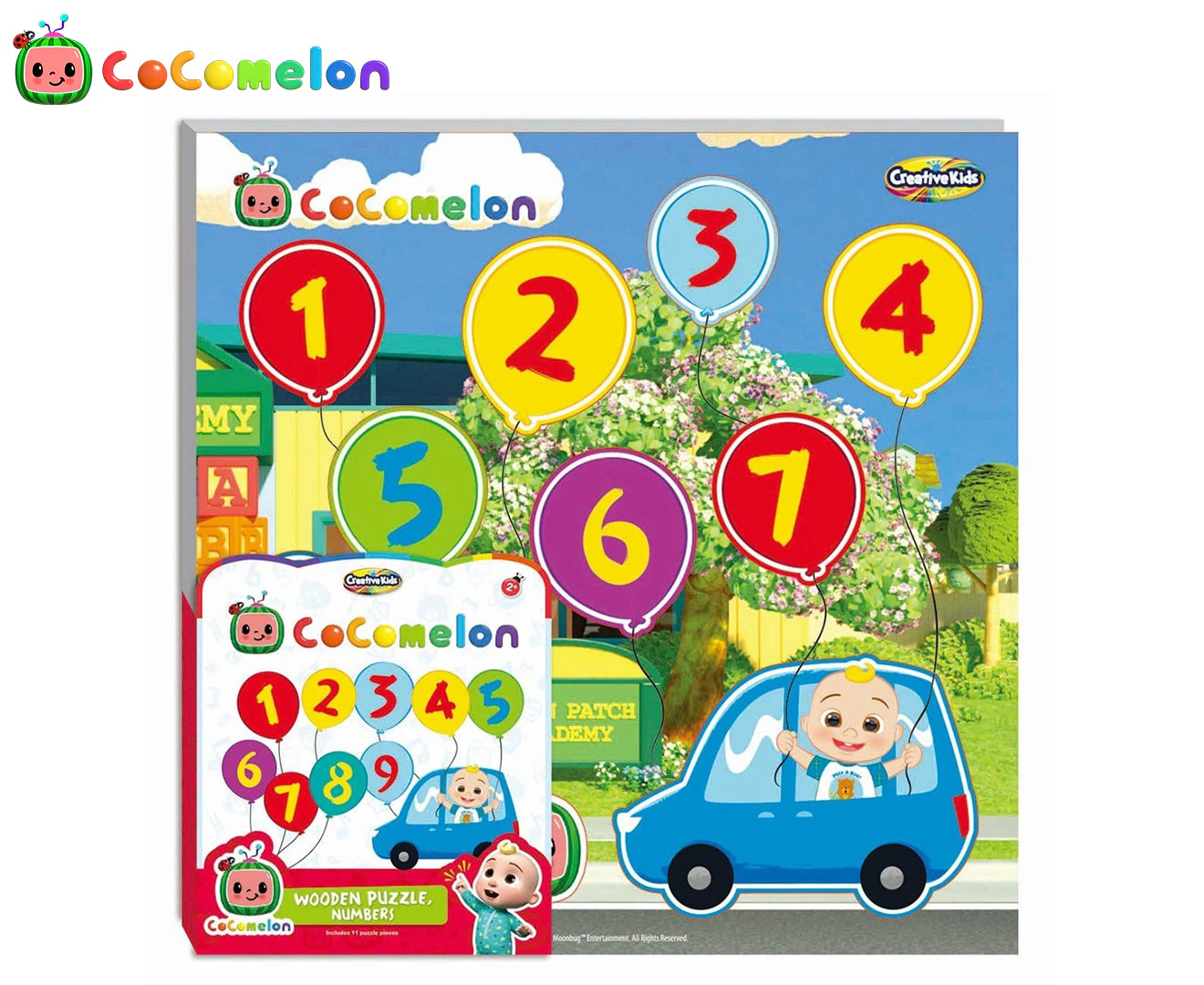 CoComelon Chunky Puzzles: Numbers 11-Piece Jigsaw Puzzle