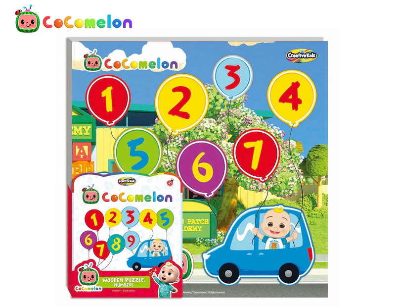 CoComelon Chunky Puzzles: Numbers 11-Piece Jigsaw Puzzle