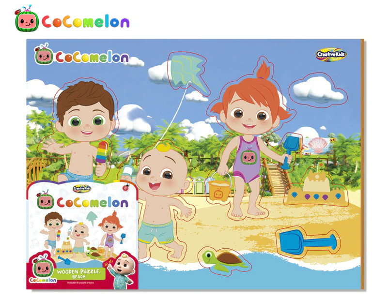 CoComelon Starter Puzzles: Beach 9-Piece Jigsaw Puzzle