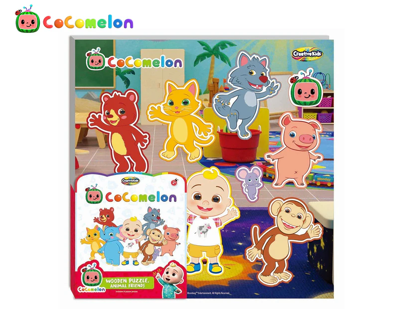 CoComelon Chunky Puzzles: Animal Friends 9-Piece Jigsaw Puzzle