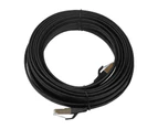Cat7 Ethernet Cable Flat High Speed 10Gbps RJ45 LAN Internet Network Cord for Router PC Laptop - Black