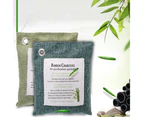Activated Bamboo Charcoal Air Purifying Bags 4 Pack Odor Absorber Car Air Freshener for Home Kitchen and Car
