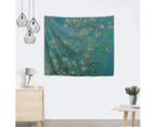 Tapestry Van Gogh Branches of An Almond Tree In Blossom Tapestry Wall Hanging Art Home Decor for Living Room Bedroom Bathroom Kitchen Dorm-60x51 inch