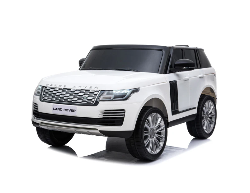 Licensed 4Wd 4X4 Range Rover SUV HSE Kids Ride On Car Truck Remote Control White