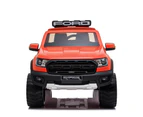 Licensed 2Wd Ford Ranger Raptor Electric  Kid Ride On Car  Remote Control Orange