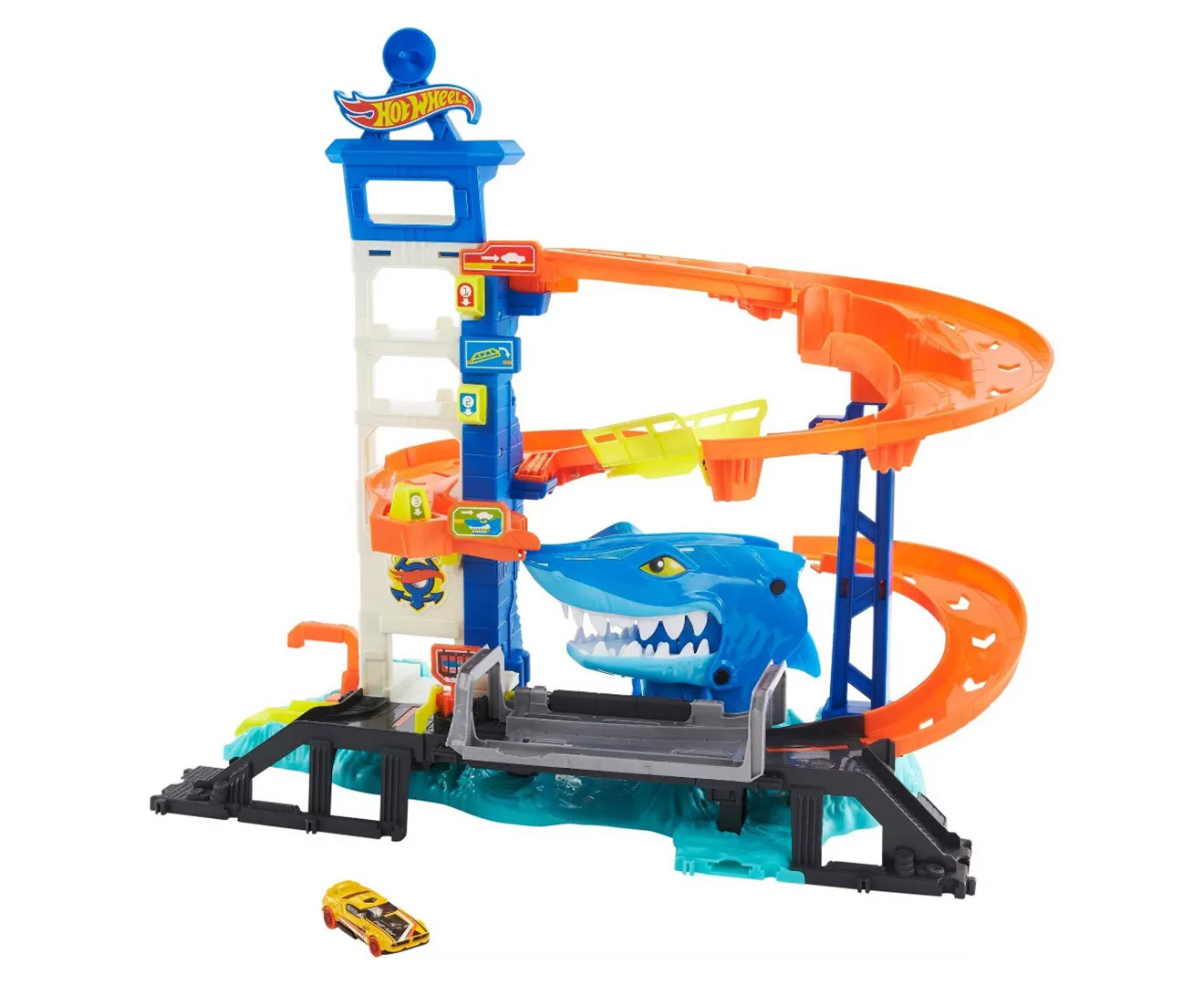 Hot wheels hot sale race track shark