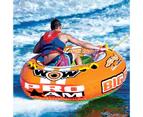 Wow Watersports Big Boy Racing 4Person Inflatable Towable Water Ski Tube 15-1130
