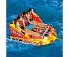 Wow Watersports Super Bubba 3 Person Inflatable Water Ski Tube 13-1092