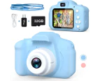 Shockproof Selfie Kids Camera, Toddler Best Birthday Gifts Dual Camera for Kids Age 3-10, HD Digital Video with 32GB SD Card, Christmas Kids Toy for 3 4 5