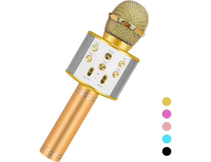 Birthday Gifts for 6-15 Years Old Girl Boy,Bluetooth Wireless Karaoke Microphone, Party Favor for Teen Boys Girls Toys Age 4-12