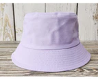 Solid Color Bucket Hat Unisex