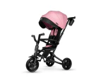 Qplay Nova 6 In1 Kids Foldable Tricycle Toddler Stroller Trike Bike Ride On Toy - Pink