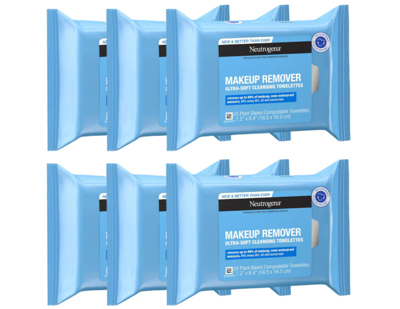 Neutrogena Makeup Remover Towelettes 6×25 wipes